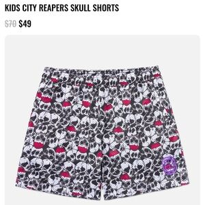 Kids Overtime City Reapers Skull shorts Large